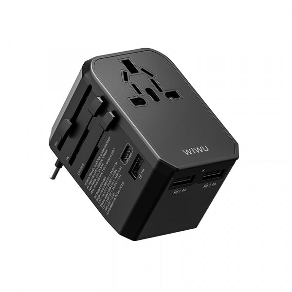 UA-304/WIWU 4 IN 1 UNIVERSAL PLUG ADAPTER 