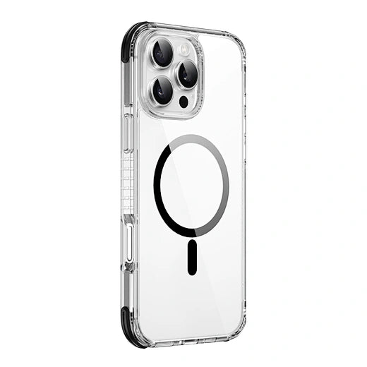 Wiwu Cover Hybrid Ultra For iPhone16 Pro, Transparent & Black Wiwu Cover Hybrid Ultra For iPhone16 Pro, Transparent & Black