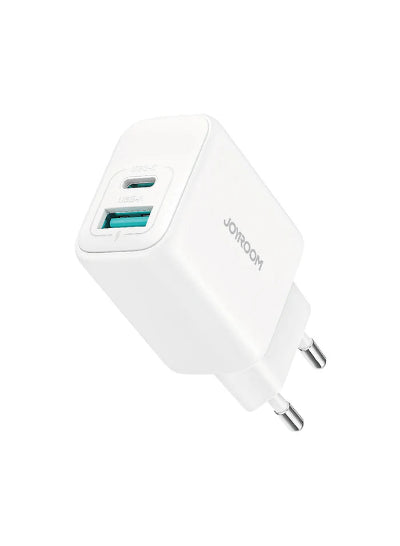 Joyroom Wall Charger 20Watts, Dual Port (A&C), White