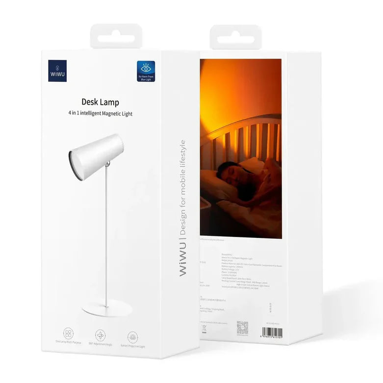 Wiwu Intelligent Desk Lamp light 4 in 1, White