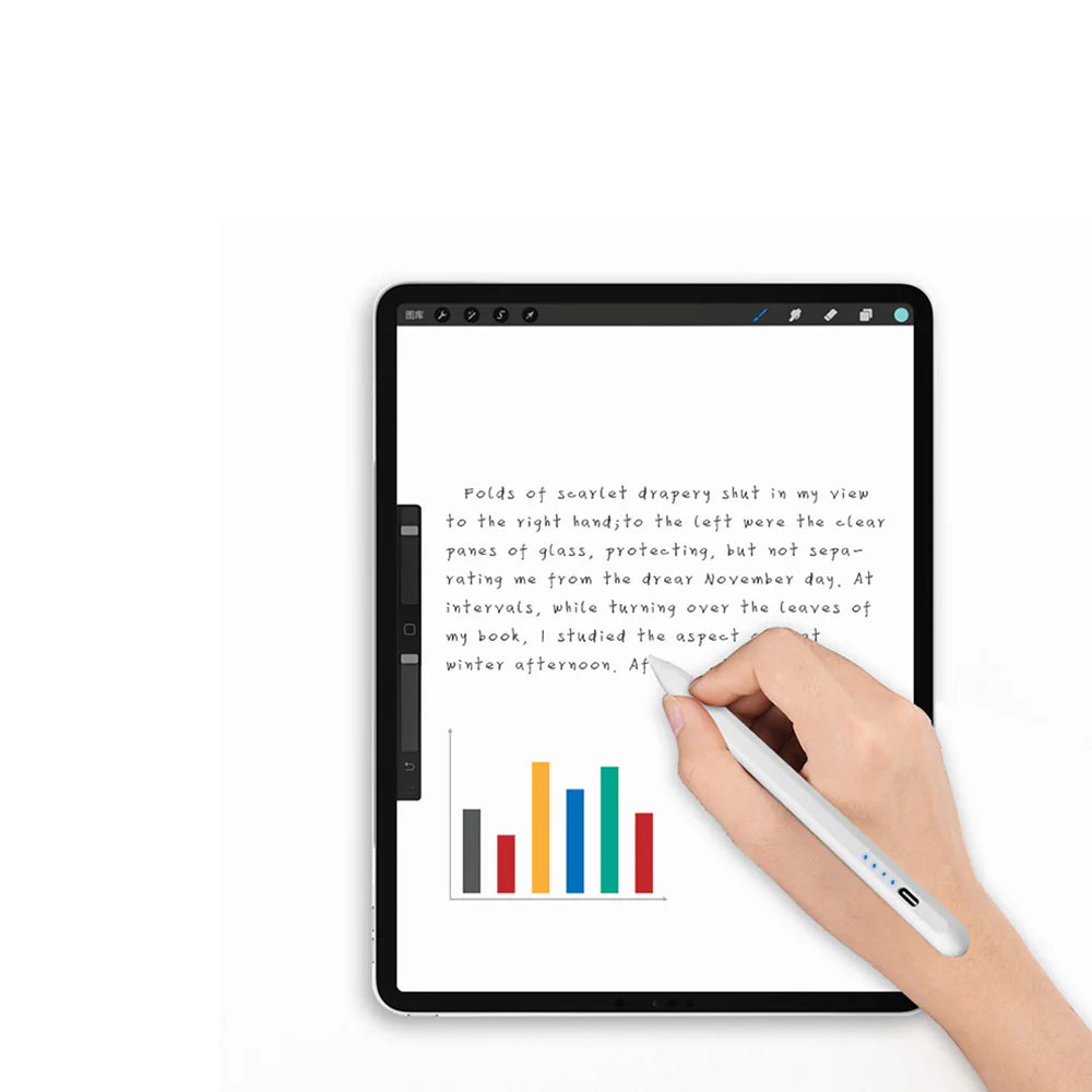Wiwu Smart Pencil High Precision & Comfortable, Writing & Drawing, White Wiwu Smart Pencil High Precision & Comfortable, Writing & Drawing, White