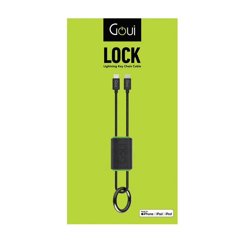 Goui Lock Lightning Cable USB C to Lightning, Black Goui Lock Lightning Cable USB C to Lightning, Black
