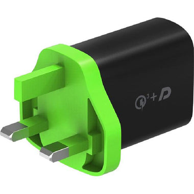 Goui Mini Wall Charger, 20Watts, Black Goui Mini Wall Charger, 20Watts, Black
