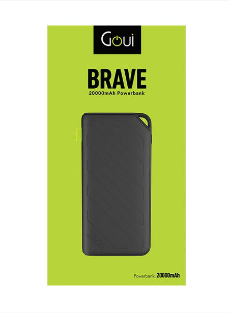 Goui New Brave Power Bank, 20000Mah, Black Goui New Brave Power Bank, 20000Mah, Black
