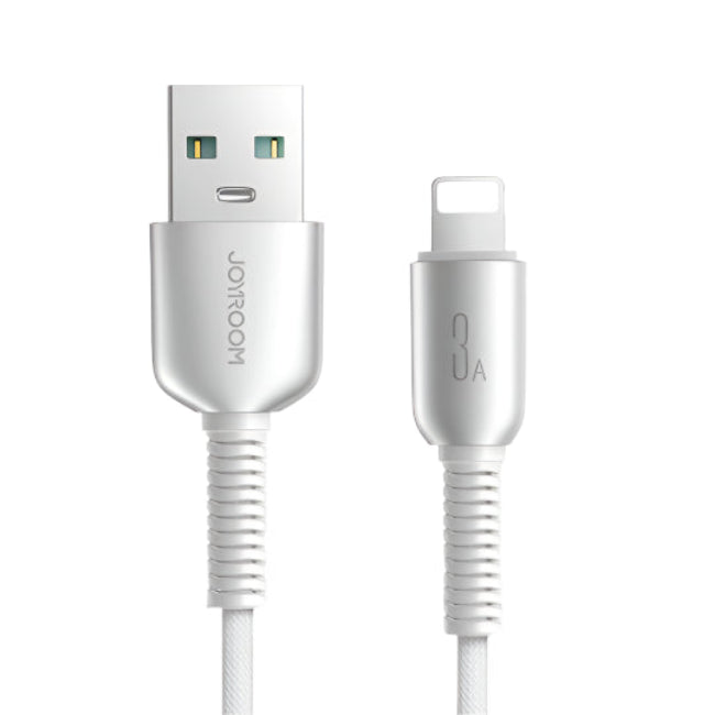 Joyroom Fast Charging Data Cable, USB A to Lighting, 1.2Mm, White Joyroom Fast Charging Data Cable, USB A to Lighting, 1.2Mm, White