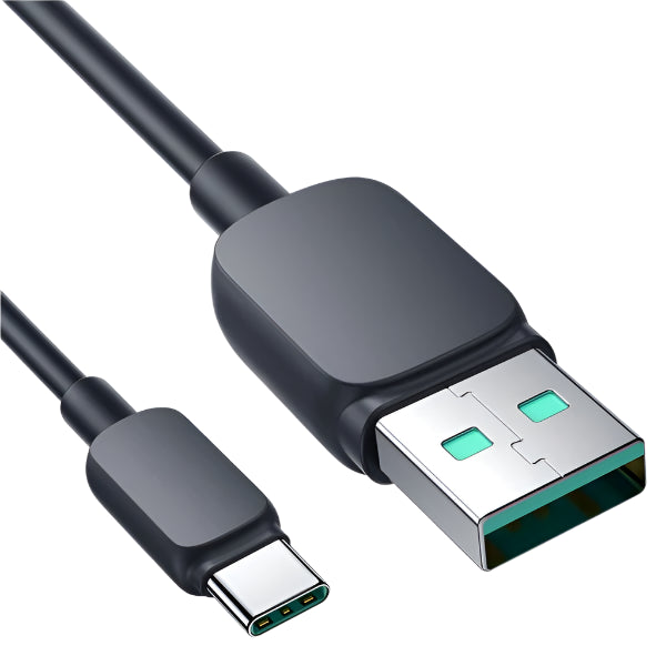 Joyroom Fast Charging Data Cable, USB A to Type C, 1.2Mm, Black Joyroom Fast Charging Data Cable, USB A to Type C, 1.2Mm, Black