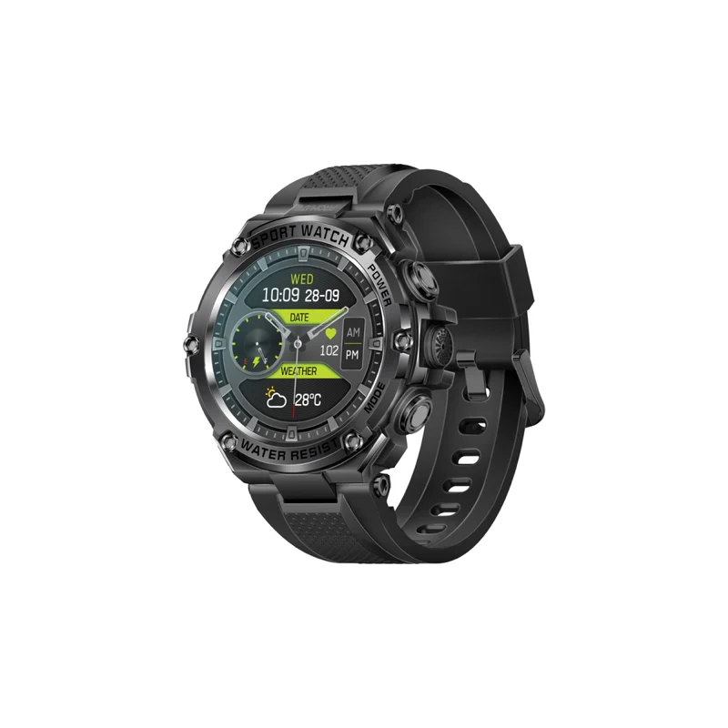 Promate Round Smart Watch, Grey Promate Round Smart Watch, Grey
