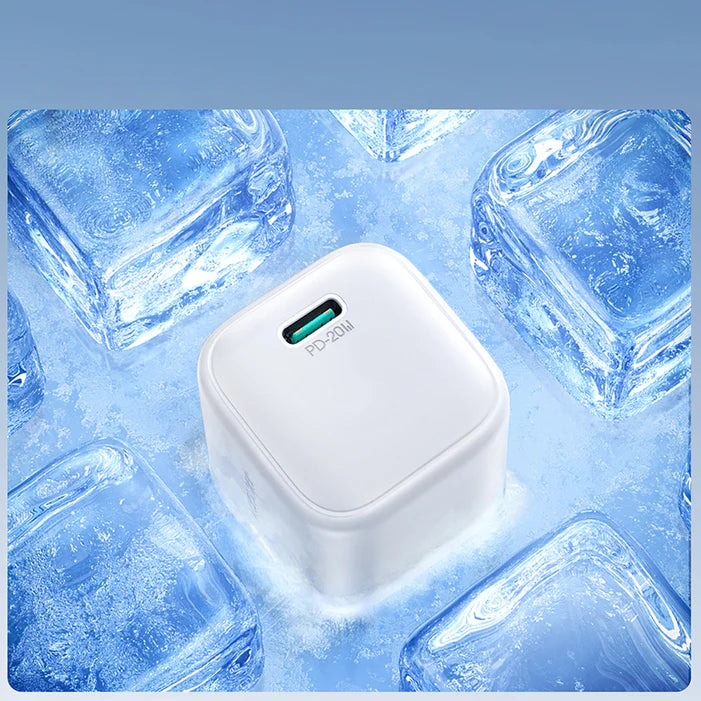 Joyroom Wall Charger PD, GaN Mini Charger, 20Watts, White