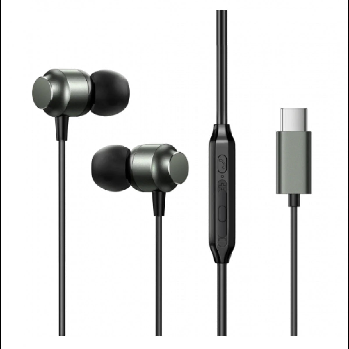 Joyroom Type-C Wired Earbudse Dark Gray