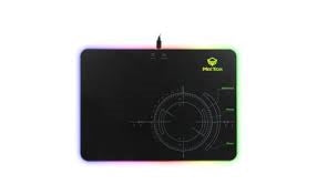 MT-P010/MEETION MT-P010 RGB MOUSE PAD MOUSE / Black / N/A