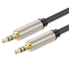 10602/UGREEN 3.5mm Audio Cable Net Braid 1m (Gray)  AV125 Cable / Black / N/A