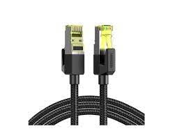 80424/UGREEN CAT7 Shielded Round Cable with Braided Modular Plugs 3m PLUG / Black / N/A