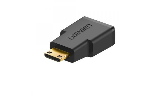 20101/UGREEN Mini HDMI Male to HDMI Female Adapter (Black) Convertors / Black / N/A