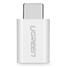 30154/UGREEN USB-C to Micro USB Adapter  (White) Convertors / White / N/A