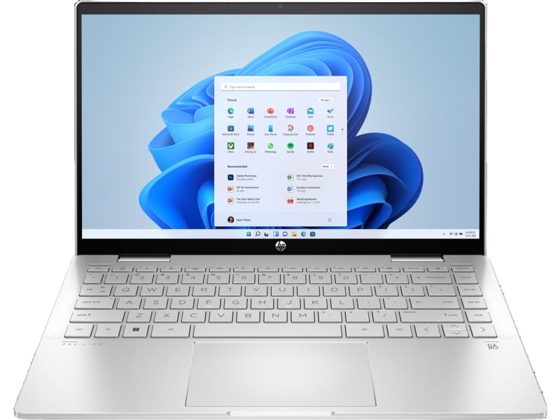 Hp Pavilion X360Core I5-1335U-8Gb Ddr4-512Gb Pcie-Natural Silver-Touch/14.0 Fhd Ips Win1