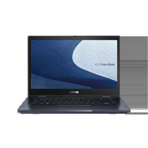 لابتوب ايسوس Expertبوك B3 Flايفون بمعالج كور i7-1255U، ذاكرة 16 جيجابايت وقرص 512 جيجابايت اس اس دي، شاشة 14 إنش فل اتش دي لمسية، ويندوز 11