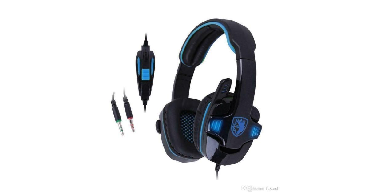 Sades Ps4 Headset Sa -708 Blue