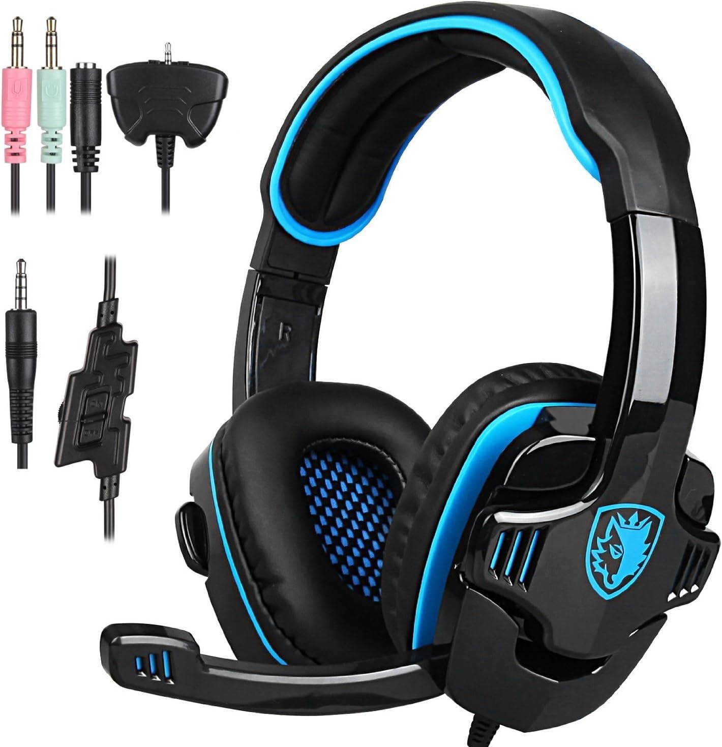 SA-708/SADES PS4 HEADSET SA -708 BLUE Headset / Black / Bluetooth