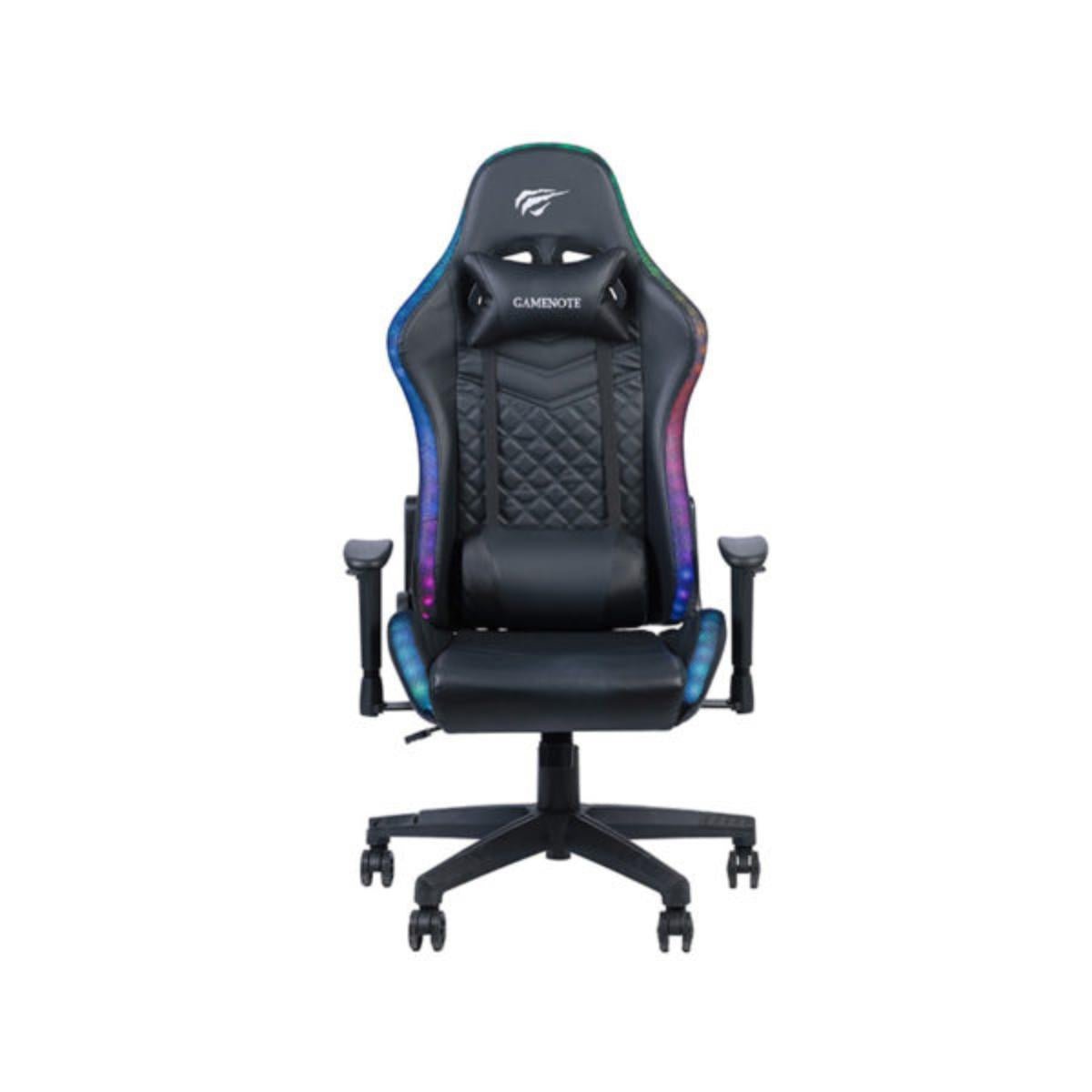 GC927/HAVIT Gaming Chair , Built-in LED light , flexible Gaming Chair / Black / N/A