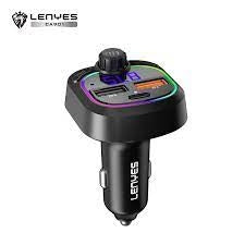 CA901 /LENYES CAR CHARGER 12-24V/USB disk mode, 2 USB charging ports to read USB disk/5-10m case / Black / N/A