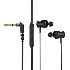 LF55/LENYES EARPHONE 10mm/Frequency Range: 20HZ-20KHZ/Cable Length: 1.2m Cable / Black / N/A