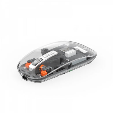 WM105-Black/WIWU CRYSTAL TRANSPARENT MAGNETIC WIRELESS MOUSE - BLACK MOUSE / Black / WIRELESS