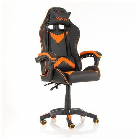 MT-CHR04/Meetion  Black & Orange Professional Gaming Chair