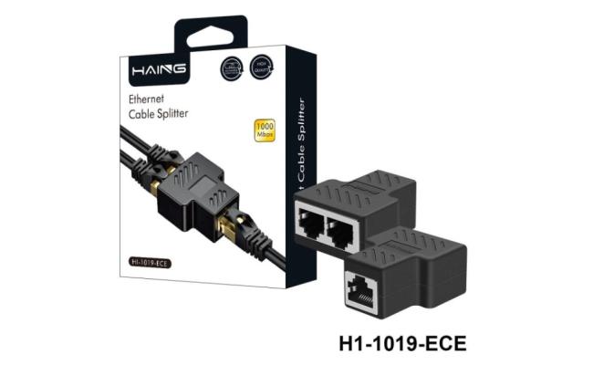 HAING Two Port Ethernet Cable Splitter HAING Two Port Ethernet Cable Splitter
