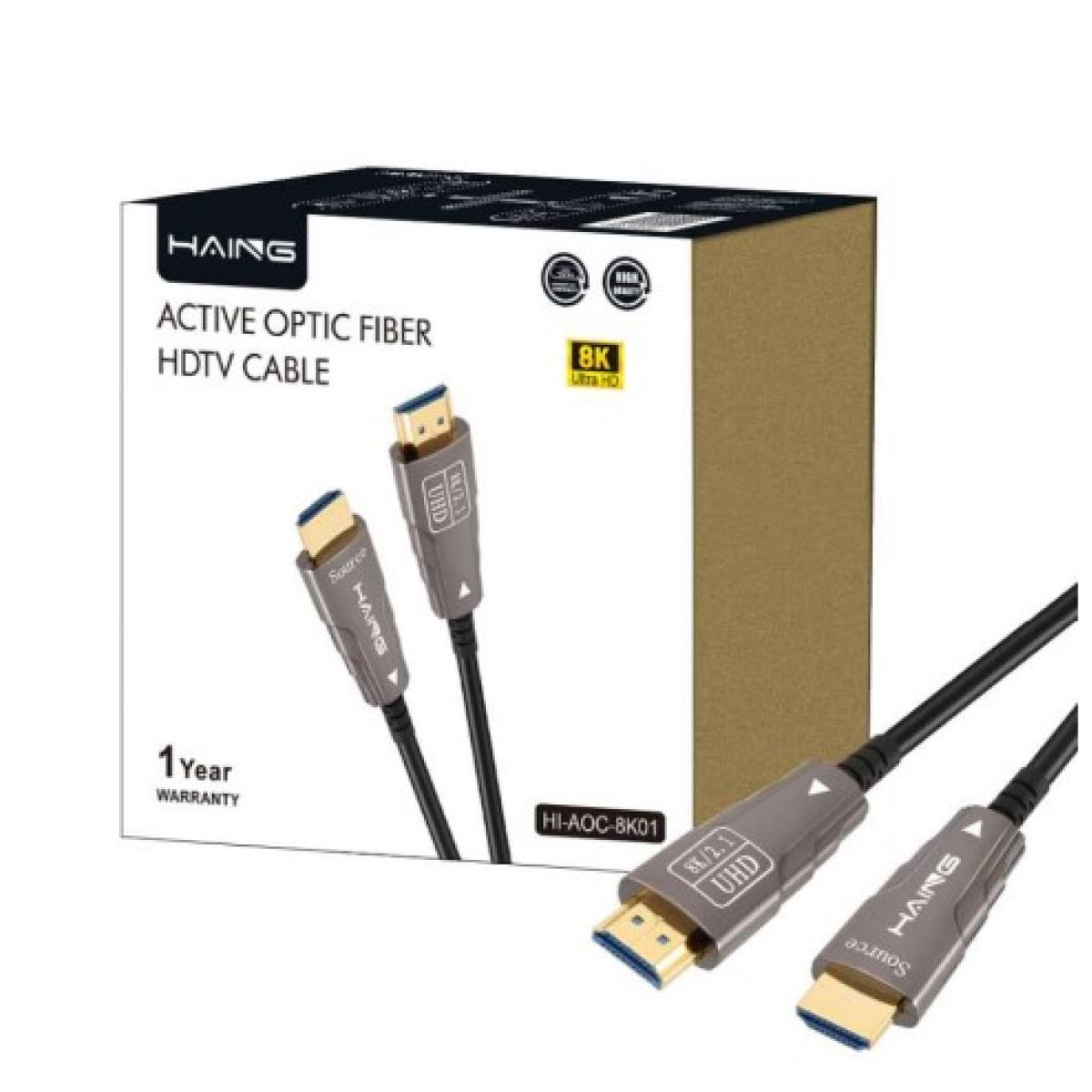 HAING 8K High Speed HDTV Cable with Ethernet, 10M