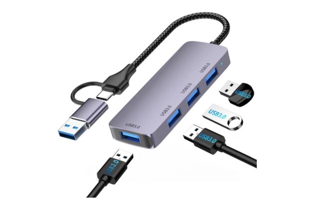 HAING -TUH USB Type-C 4 Port Hub