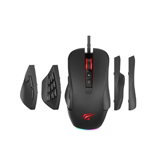 HAVIT Game note Programming Gaming Mouse, Black HAVIT Game note Programming Gaming Mouse, Black