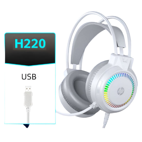 HP RGB USB Gaming Headset, White HP RGB USB Gaming Headset, White