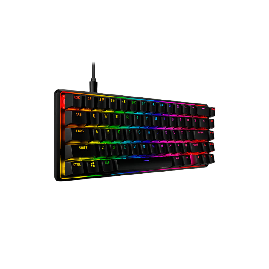HyperX Mechanical Gaming Keyboard, Compact 65% Form Factor, Linear Red Switch HyperX Mechanical Gaming Keyboard, Compact 65% Form Factor, Linear Red Switch