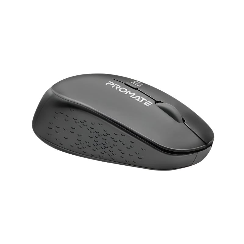Promate Ergonomic Wireless Mouse, Black Promate Ergonomic Wireless Mouse, Black
