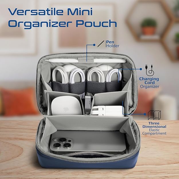 Promate Velvena Waterproof, Pouch Bag, Blue Promate Velvena Waterproof, Pouch Bag, Blue