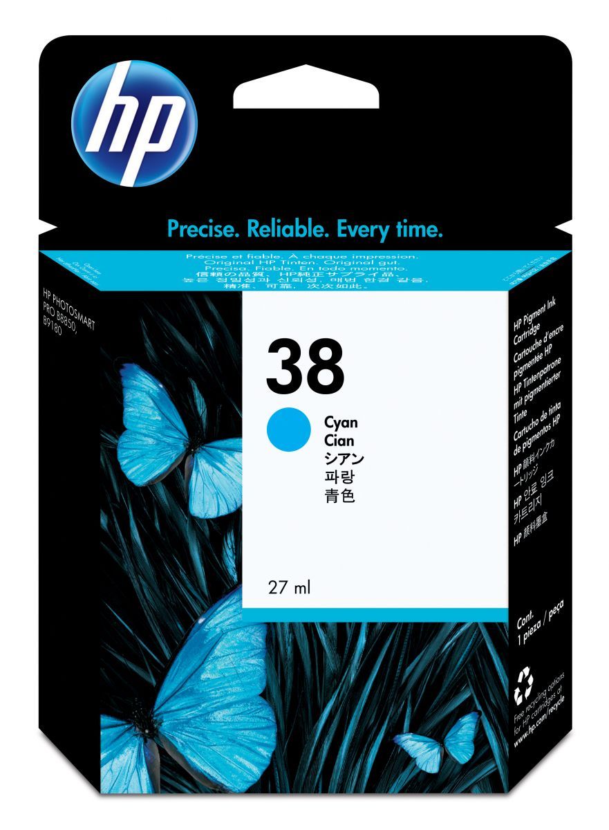 Hp Ink 38 Cyan