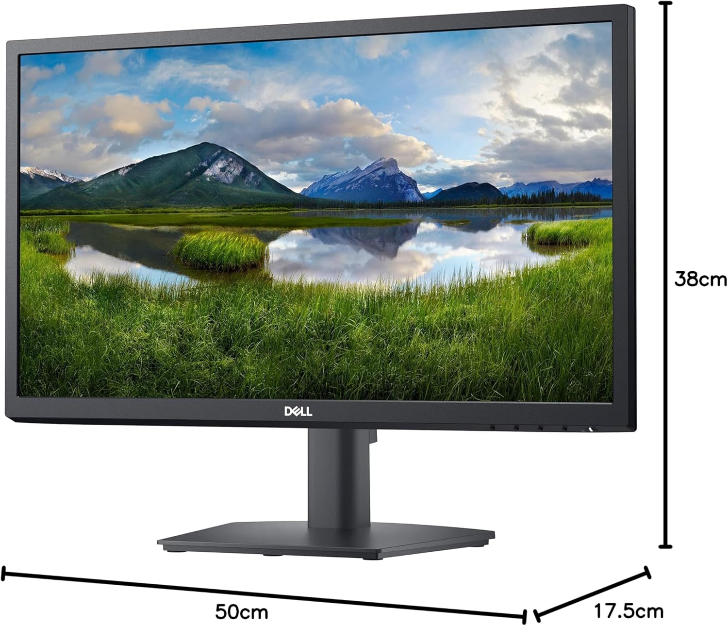 Dell Monitor VGA, 54.68Cm (1920*1080), 21.5Inch, Black