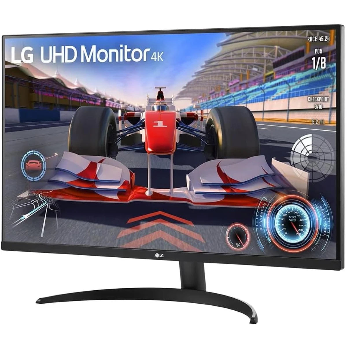 LG Gaming Monitor 32Inch, UHD 4K HDR10, Amd Stereo Speaker with Waves