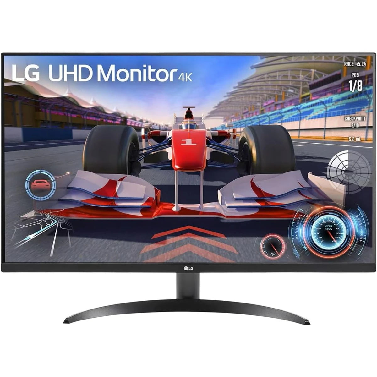 LG Gaming Monitor 32Inch, UHD 4K HDR10, Amd Stereo Speaker with Waves