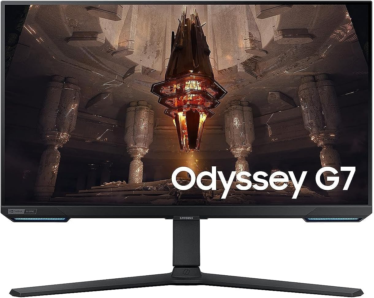 Samsung Gaming Monitor Odyssey G7 Smart Tizen 28Inch, Flat Monitor, IPS 4K UHD 144Hz