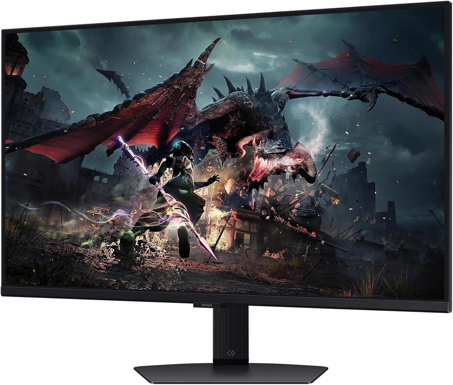 Samsung Gaming Monitor Odyssey G5 27Inch, Flat Monitor, IPS 2K 180Hz