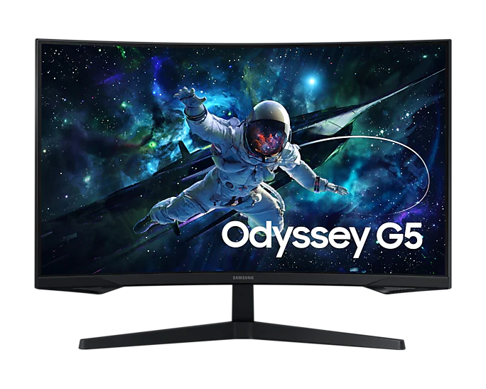 Samsung Gaming Monitor Odyssey G5 32Inch, 2K QHD 165Hz