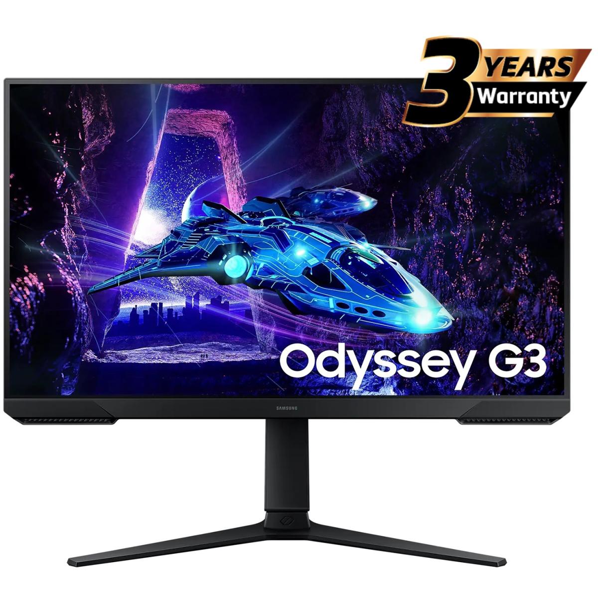 Samsung Gaming Monitor Odyssey G3 27Inch, FHD 180Hz HDR10