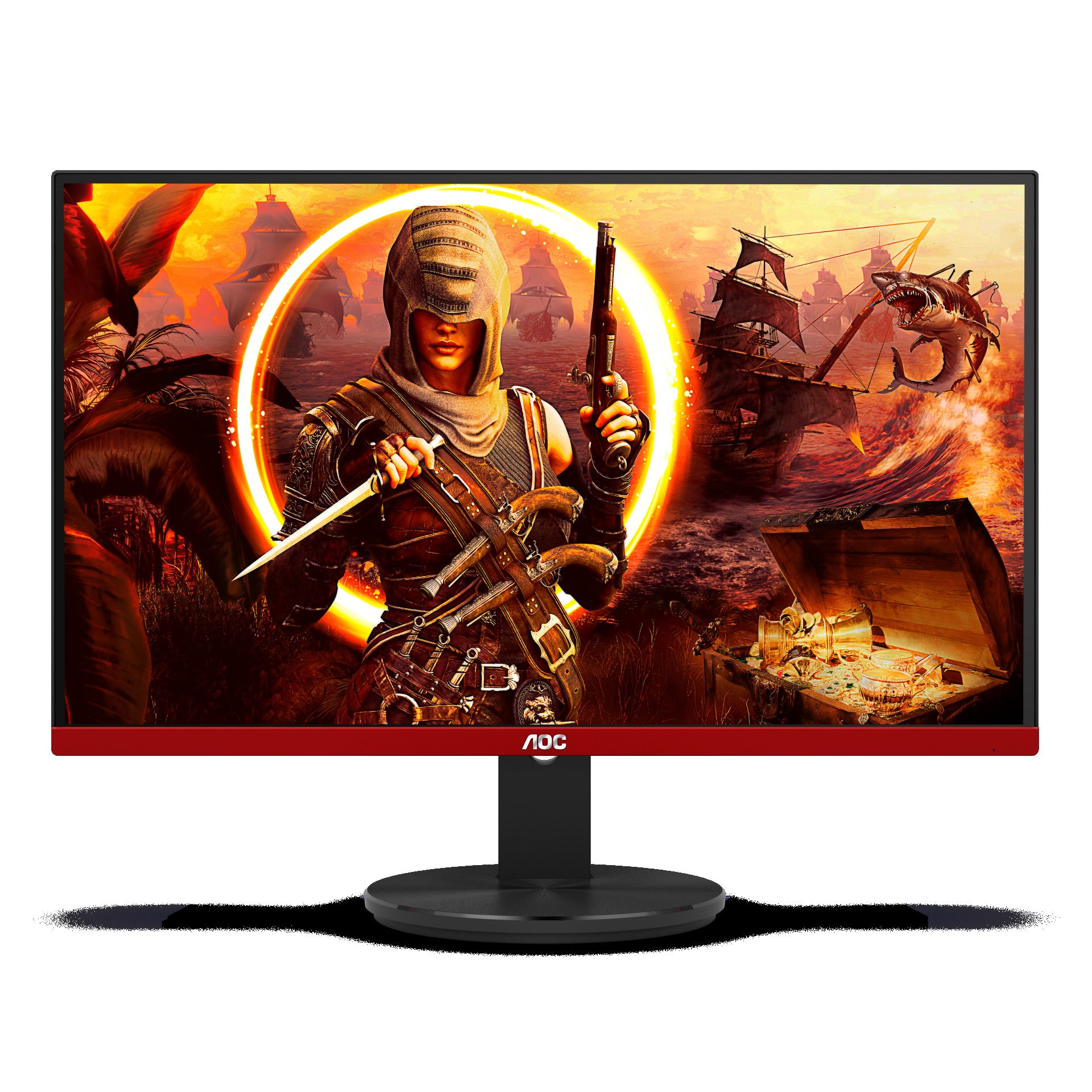 G2490VX /AOC 23.8" MONITOR 144HZ FULL HD 1MS FREESYNC VA GAMING MONITOR Monitor / Black / 23.8