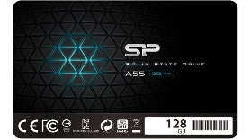 SP-128GB-A55/SILICON-POWER SSD Hard Disk 128GB . 7mm 2.5" Black 128GB / EXTERNAL / SSD