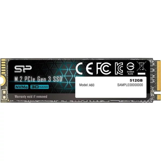 SP-SSD-M.2-512GB-A60/SILICON-POWER M.2 NVME Hard Disk 512GB 512GB / EXTERNAL / SSD