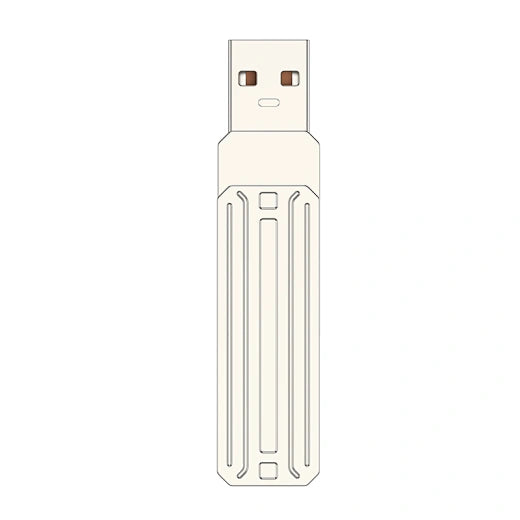 Wiwu Flash Drive for Mobile, 3 in 1, Portable USB & Lightning, 64GB, Silver