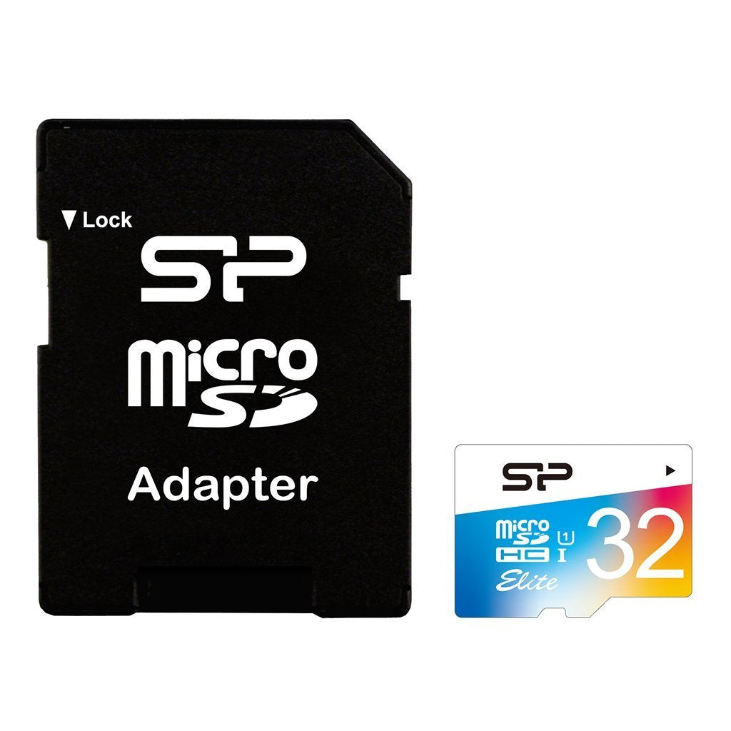 SP32GBSTHBU1V10SP/SP MICRO SD CARD 32GB UHS-I SDXC CLASS Memory / Black / N/A