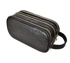 SALEM LUX-BLK/Wiwu SLTPCPBLK Salem Lux Travel Pouch Croco Pattern Black Case / Black / N/A