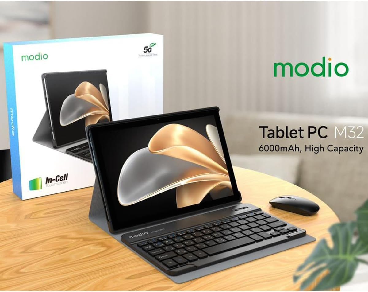 MODIO M32 Tablet 5G Wifi 8GB Ram 512GB, Grey